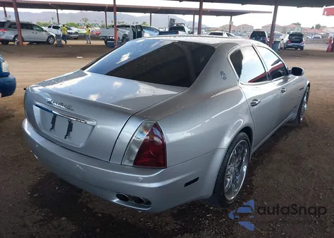 2005 Maserati Quattroporte из США, поврежденный, VIN ZAMCE39A250020099